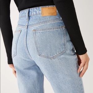 Frank and Oak The Stevie High Waisted Non-Stretch Jean